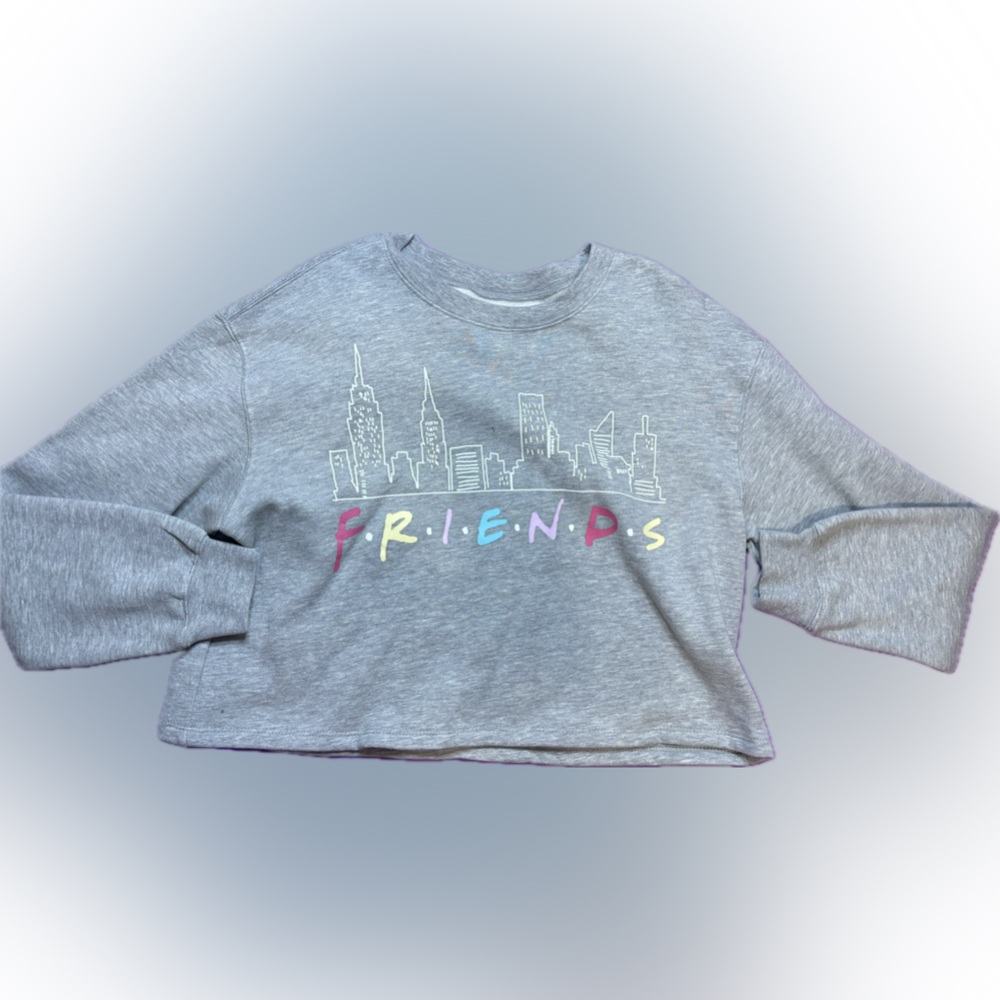 Cropped FRIENDS Crew Sweatshirt